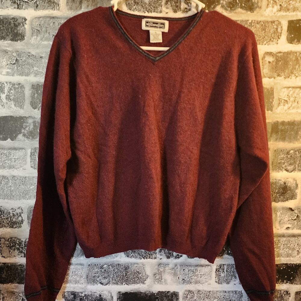 Xhilaration Women's Lambswool Blend V-Neck Pullover Sweater Size XL